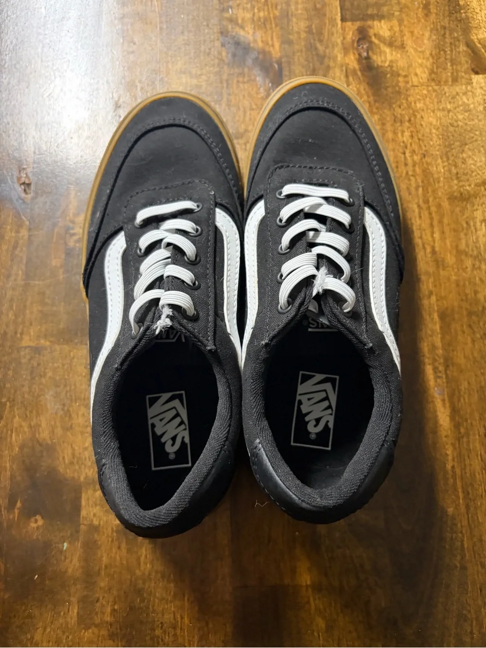 Vans Black Canvas Low-Top Brooklyn sneaker  wore once